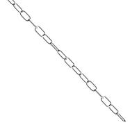 hannger Stainless Steel Chain, 2MM by 5M Small Strong Chain Link Chain, Light Duty Chainlink Utility Metal DIY Decorative Chain Key Chain Belt Chain Hanging Chain for Bird Feeder Planters Signs