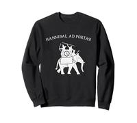 Hannibal at Portas Ancient Carthage War Elephant Sweatshirt