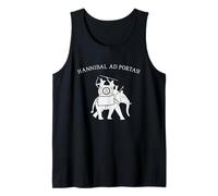 Hannibal at Portas Ancient Carthage War Elephant Tank Top