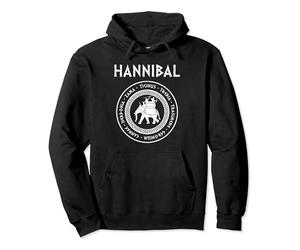 Hannibal Barca 2nd Punic War Battles War Elephant Symbol Pullover Hoodie