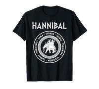 Hannibal Barca 2nd Punic War Battles War Elephant Symbol T-Shirt
