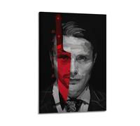 Hannibal Lecter 3 Canvas Poster Wall Art Decor Print Picture Paintings for Living Room Bedroom Decoration 12x18inch(30x45cm)