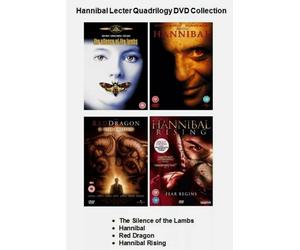 HANNIBAL LECTER QUADRILOGY 1-4 DVD COLLECTION PART 1 2 3 4 MOVIE FILM Lector R2