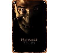 Hannibal Rising 2007 Metal Retro Tin Sign Wall Decoration 12 x 8 inches Movie Poster Vintage Look