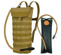 Hannibal Tactical 5L Hydration Pack, Water Backpack with 3L Water Bladder, MOLLE System for Outdoor Hiking, Biking, Running, Coyote