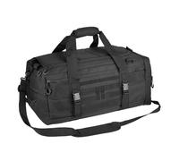Hannibal Tactical Large Duffle Bag, Tactical Backpack MOLLE Pack for Sports/Gym/Outdoor, Black, 50L