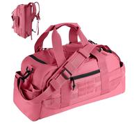 Hannibal Tactical Large Duffle Bag, Tactical Backpack MOLLE Pack for Sports/Gym/Outdoor, Pink, 35L