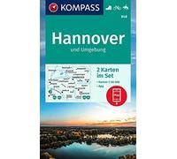 Hannover & surroundings 2-set (848): Karte in der KOMPASS-App offline nutzen, markierte Wanderwege, Fahrradfahren