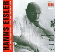 Hanns Eisler: Lieder Und Kantaten Im Exil by Eisler (1996-09-24)