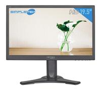 HannsG HP205DJB Monitor 20" DVI VGA Screen Panel Display LCD Case POS DVR [EEK: G]
