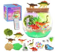 Hannstar Dinosaur Terrarium Kit for Kids- Activities Dino Toys for Boys-Creative DIY Gifts for Birthday, Christmas, Easter