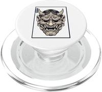 Hannya Oni Mask Devil Yokai Japanese Demon Oni Mask PopSockets PopGrip for MagSafe