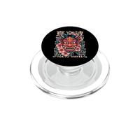 Hannya Oni Mask Devil Yokai Japanese Demon Tattoo Oni Mask PopSockets PopGrip for MagSafe