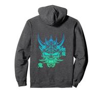 Hannya Oni Mask/ Japan Anime, Demon Warrior Mask, Pullover Hoodie