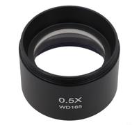 HanOaki 0.7X for Microscope Auxiliary Lens for Video Microscopy - Optical Glass Reducer 48mm Diameter Laboratory Research(0.5X)