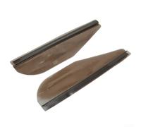 HanOaki 1 Pair Rear View Side Mirror Rain Board Eyebrow Guard, Weatherproof Sun Visor Accessory To Enhance Visibility By Blocking Water And Snow(Black)