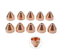 HanOaki 10Pcs 220817 Plasma Cutter Shield Compatible with PMX 45XP/65/85/105 Machine, Mechanized Plasma Cutting Consumable, Brass Material