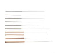 HanOaki 10pcs Stainless Steel Nozzle Cleaning Needle Kit 0.15-1.0mm for 3D Printer for-Hotend Clog Removal Compatible with 1.75mm 3mm Filament