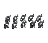 HanOaki 10Pcs Tent Hooks Clips For RV Awning Rope Lights And Hanging Accessories With Dual Hook Sizes For Camping