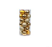 HanOaki 24 Pieces Halloween Decoration Baubles Mini Tree Baubles Christmas Decorations Hanging Ball Halloween Ornaments for Party Home Decor, Black Purple Green Copper(1)
