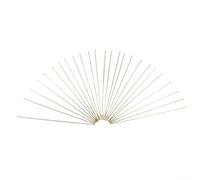HanOaki 25 Pieces Brass Brazing Rods Welding Rod 250mm Length for Oxyacetylene Gas Welding for Copper Alloy Carbon Steel DIY Projects(2.5mm)