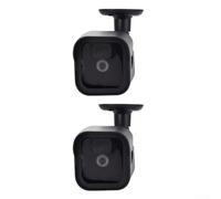 HanOaki 2pcs Waterproof Camera Housing for for blink 4 and for blink 3, Adjustable Stand with Weatherproof PVC Case, Outdoor Security Mount Bracket for Surveillance(black)