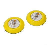 HanOaki 3" 75mm Sanding Polishing Backing Pad with M6 Thread for Air Sander, Hook-Loop, 12000 RPM, Rubber and Metal