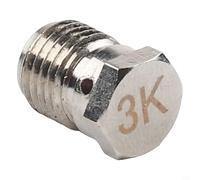 HanOaki 3 Pack Brass Burst Disc 1.8K 3K 5K 6K 7.5K PSI Replacement Rupture Disc for HPA Tank Regulator Valve(3000psi)