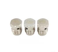 HanOaki 3 Pack Brass Burst Disc 1.8K 3K 5K 6K 7.5K PSI Replacement Rupture Disc for HPA Tank Regulator Valve(7500psi)