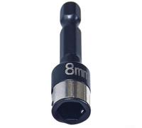 HanOaki 8mm Hex Socket Nut Driver Set Socket Adapter No-magnetic Steel Ball Sleeve, perfect for precision work where magnetic interference must be avoided(A)