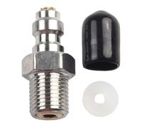 HanOaki 8mm Quick Connect Check Valve with Filter M10*1 Filling Joint Stainless Steel Male Connector for High Pressure Pumps