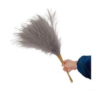 HanOaki Artificial Pampas Grass Foxtail Style Crafted From Synthetic Silk Flower Fibers, Suitable For Living Room, Office, And Special Occasion Arrangements(Gray)