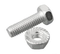 HanOaki Auger Shear Pin Set for Honda HSS724A / HSS928A / HSS1332A Snow Blower Replacement Parts - 5-Pack M5 Bolts and Nuts, Metal Construction