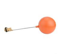 HanOaki Automatic Float Valve Brass Body Plastic Floating Ball Multiple Size Options Leak Resistant Easy Install Water Level Controller for Water Tower Boiler Pump and Pool Use(DN25)