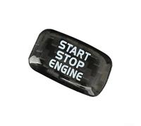 HanOaki Carbon Fiber Engine Start Stop Button Cover Stylish Interior Trim Easy Installation No Damage Fit for Volvo XC60 S60 S60L for v60 2009 to 2019(Black)