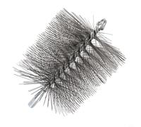 HanOaki Chimney Brush Set Heavy Duty Steel Wire for Stove Pipe and Boiler Flue Cleaning(60mm)