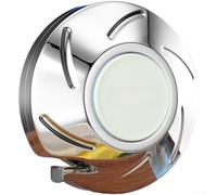 HanOaki Compact Rotating Tape Measure 2m With Nickel Tape And Electroplated ABS Construction For On-the-Go Measurement And Tactile Stimulation(A)