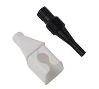 HanOaki Flexible Snap Funnel for Oil Drain Reusable ABS Fluid Transfer Tool with Wide Spout for Cars Trucks Motorcycles ATVs(White)