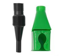 HanOaki Flexible Snap Funnel for Oil Drain Reusable ABS Fluid Transfer Tool with Wide Spout for Cars Trucks Motorcycles ATVs(Green)
