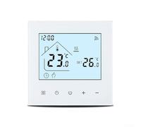 HanOaki Flush Mount Smart Thermostat For Water Heating With App Control, Voice Compatibility, And Customizable Daily Heating Periods For Energy Saving
