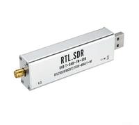 HanOaki Full-Band 0.1MHz-1.7GHz TCXO SDR-Receiver with RTL2832U R820T2 Tuner for Aviation ADS-B AIS for Meteor Monitoring for Windows, for Mac, for Android via USB(Without antenna)