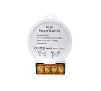HanOaki High Power WiFi Smart Switch with Energy Monitoring, WIFI-Smart Switch with Energy Meter 30A 90-250V AC, Voice Control via Alexa/Assistant, Compatible with for Tuya Smart-Life App(white)