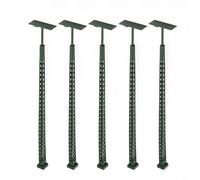 HanOaki HO Scale Model Railway Lights | 5-Piece Lattice Mast Set with 3V LEDs & Resistors | 12-16V Compatible, Metal Construction for 1:87 Layouts
