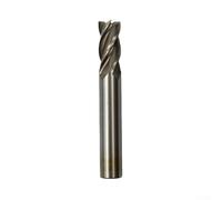 HanOaki HSS CNC 4 Flute Straight Shank End Mill Cutter High-Speed Milling Drill Bit 4/6/8/10/12mm for Copper Aluminum Steel Machining(12mm)