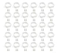 HanOaki Light Clips H706 For Outdoor Lighting With Dual Protection And Robust ForPETG Plastic Construction To Withstand Extreme Heat And Cold(30pcs)