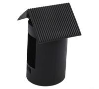 HanOaki Liquid Silicone Case for Ring Up Cam - Weather Resistant Shockproof Cover with Dustproof Protection Black 12.6x8.5cm