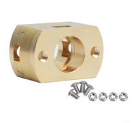 HanOaki - Low inertia CNC machined brass screw coupler compatible with friction reduction and layer patterns for printers size
