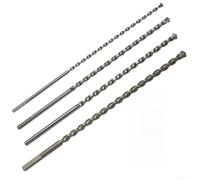 HanOaki Masonry Drill Bit 300mm Long Triangle Shank for Secure Grip Carbide Tip Sizes 6mm 8mm 10mm 12mm 16mm for Limestone Stone Concrete Fits 0-13mm Drill 1Pc(6x300mm)