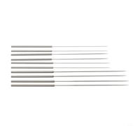 HanOaki Metal Flexible Cleaning Needle Kit for 3D Printer Nozzle Maintenance Compatible Reusable 10 Pieces Set(A)