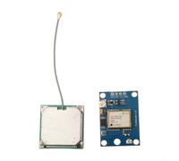 HanOaki NEO-6M GPS Module GY-GPS6MV2 | Ceramic Antenna with 3V-5V Power Supply | Data Backup for battery & LED Indicator for Arduino Flight Controller